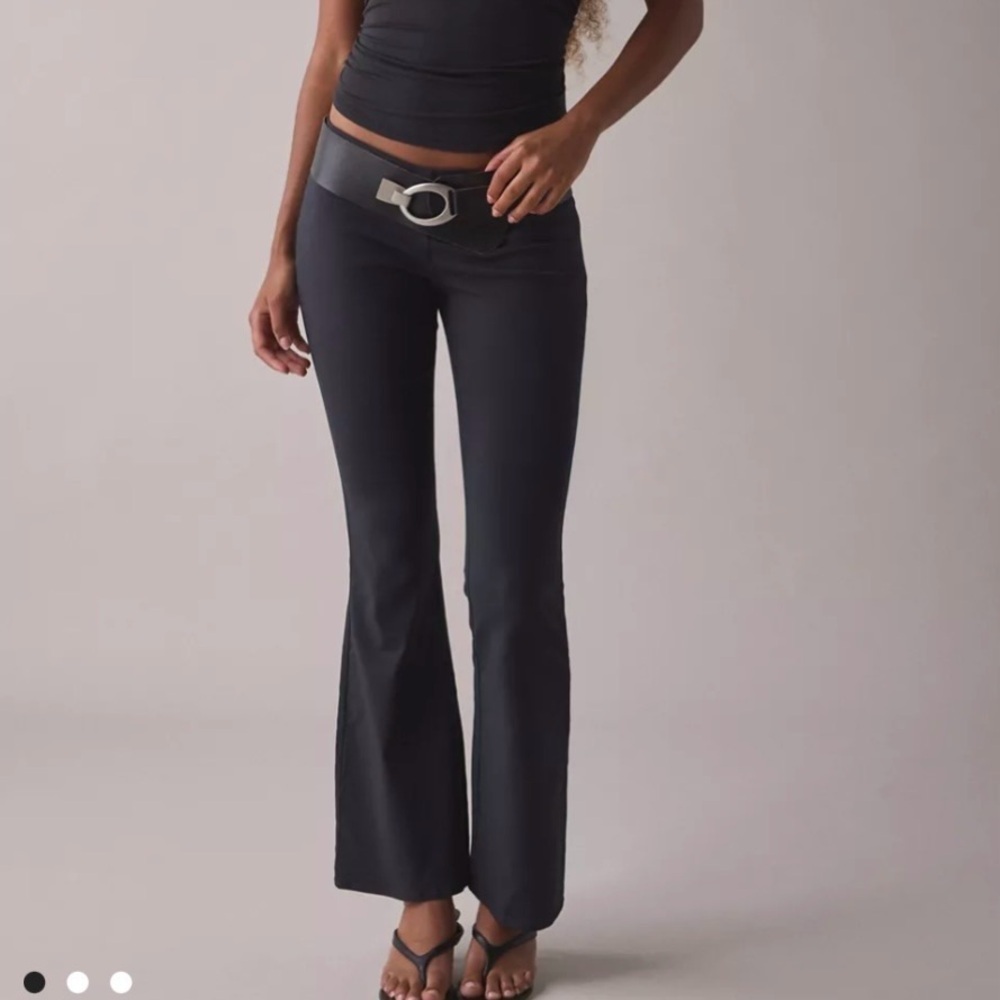KIMCHI BLUE Hailey Black Stretch Pants, Size 10